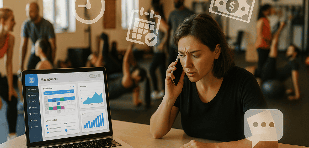 The 5 Biggest Time Drains in a Fitness Studio (and How Membership Management Software Fixes Them)