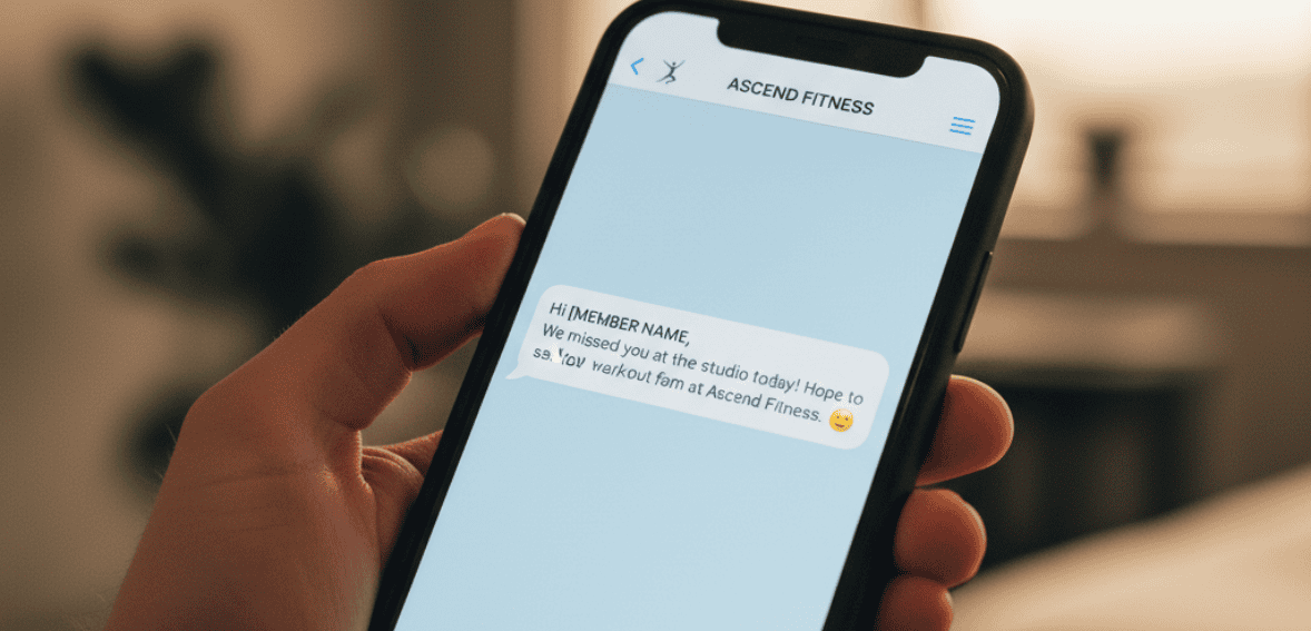 72-hour re-engagement communication used to reduce gym member cancellations after no shows
