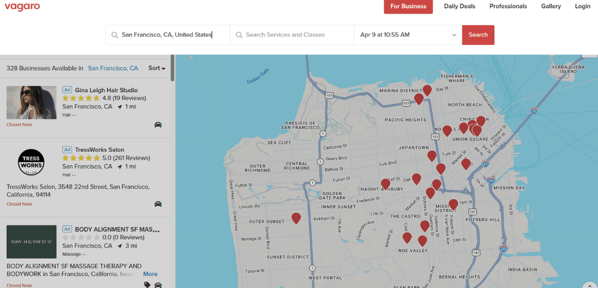 Alternatives Of Vagaro