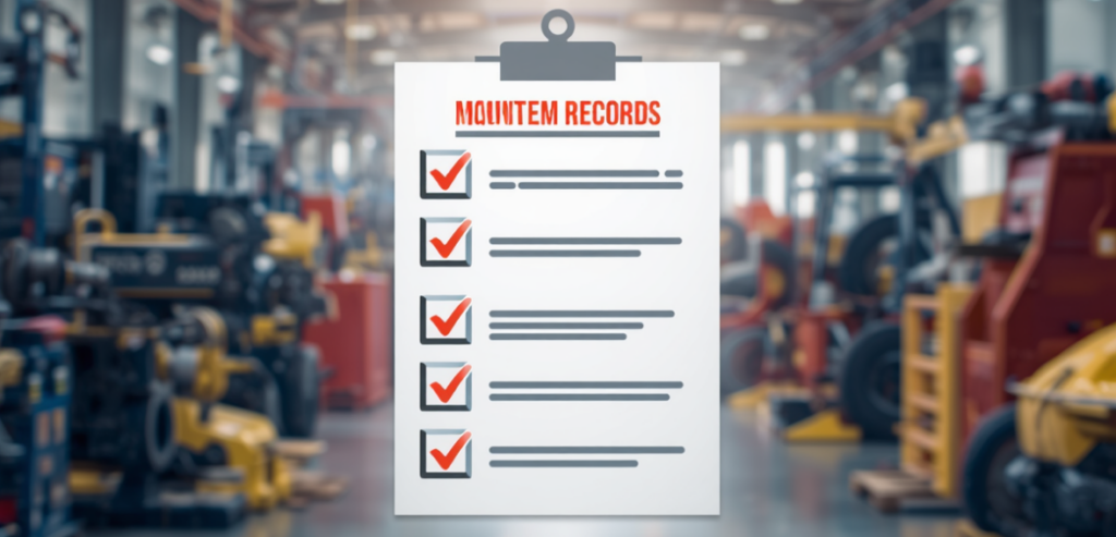 How Equipment Maintenance Records Reduce Liability