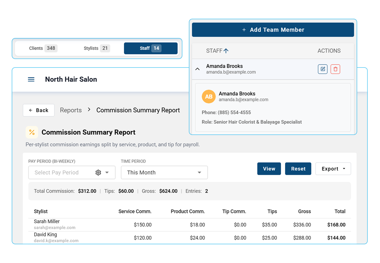 Donation sharing options preview