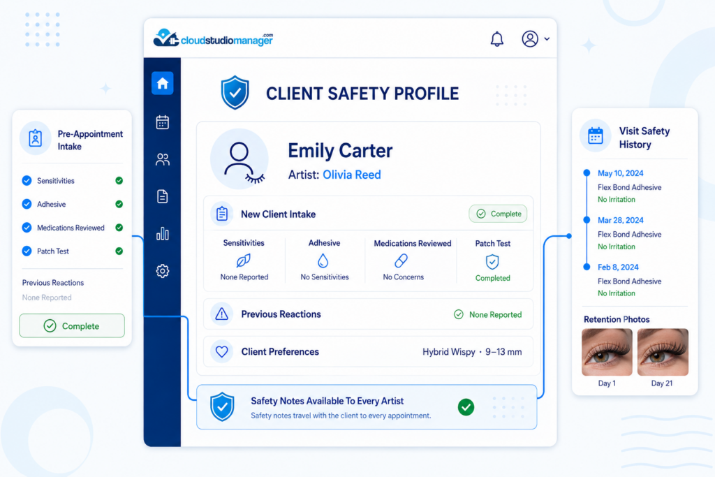 Safety Notes Should Travel With The Client