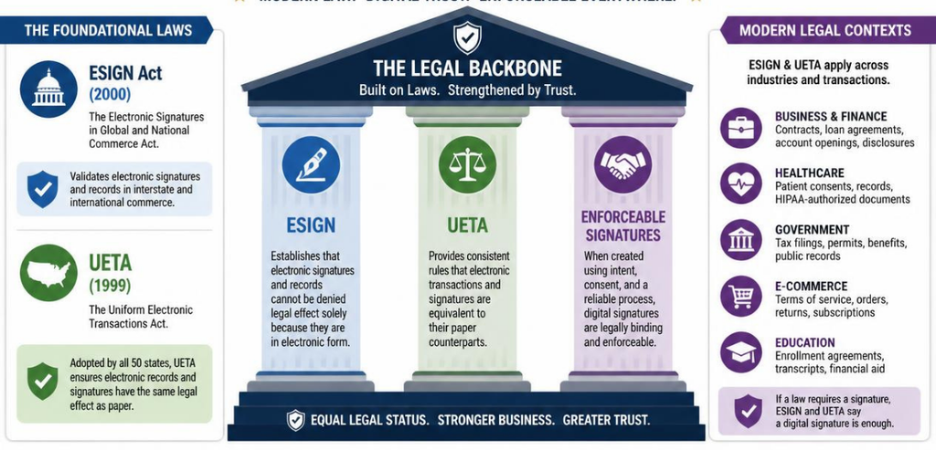 ESIGN, UETA, and Enforceable Signatures